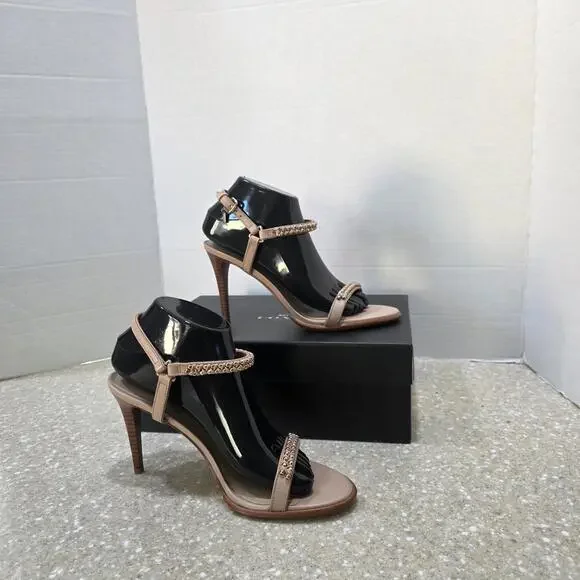 Coach Kalie Soft Shine Calf Heel/Sandal Style No. Q8258 A01146 Women's Sz 8.5M - Picture 5 of 12